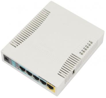 MikroTik Access Point RB951Ui-2HnD, 2.4 GHz, 5x 10
