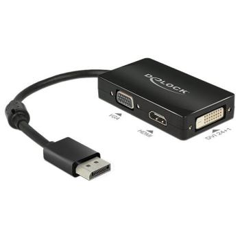 Delock Adapter DisplayPort (DP 1.1) auf VGA/HDMI/D