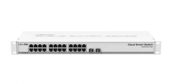 MikroTik Cloud Smart Switch CSS326-24G-2S+RM, 24x