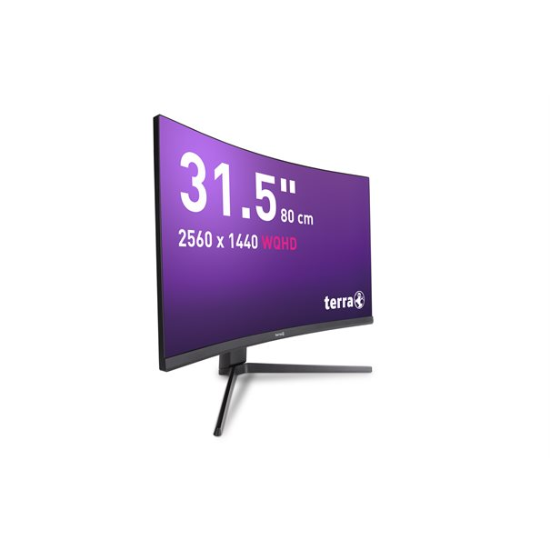TERRA LCD/LED 3285W HA 2K VA CURVED black HDMI/DP/